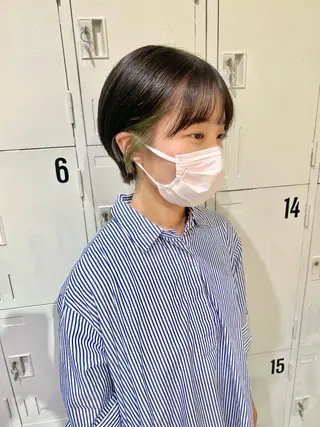 ショート 石井 菜々のヘアスタイル