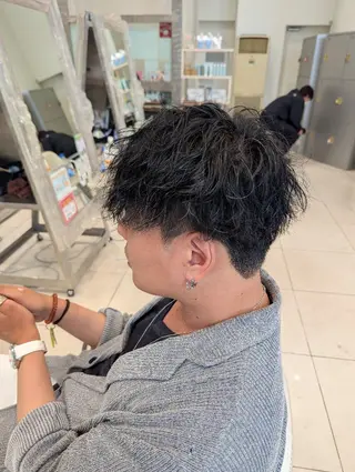 ショート パーマ 髪質改善カラー特化 上村保幸のヘアスタイル