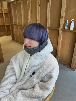 ショート 🩵albis/めい 大宮/ブリーチ🦋のヘアスタイル