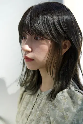 セミロング カラー SALOWIN原宿AROA店所属・顔まわり神カット✂︎ 齋藤雄大【表参道】のヘアスタイル