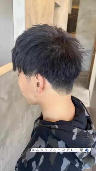 ショート カラー メンズ Salon de  COCO所属・Yuka /ツヤカラー✨のヘアスタイル