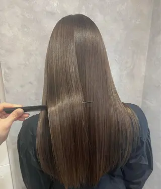 ロング カラー 似合わせカラー/艶 髪質改善/ヨシザキのヘアスタイル