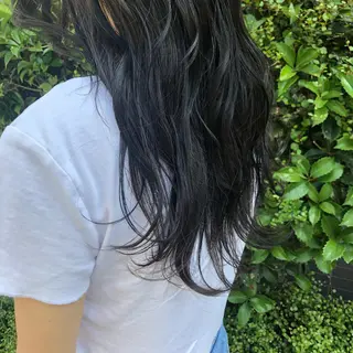 ロング 韓国風ヘア♡ runaのヘアスタイル