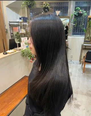 ロング Belle五丁目店所属・韓国風デジタルパーマ 宗像 快歩のヘアスタイル