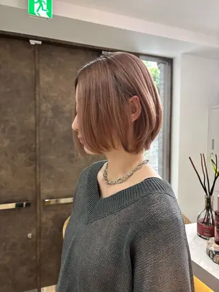 カラー AO所属・Haruka🌺 /ボブ/海外ヘアのヘアスタイル