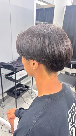 メンズ 夏カラーオレンジ ヘアーひめな🫧のヘアスタイル