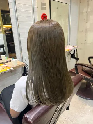 ミディアム カラー 🦩透明感カラー🦩 makoのヘアスタイル