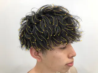 ショート カラー ヘアアレンジ メンズ ✨【公式】渋谷メンズ サロン BLUCK✨のヘアスタイル