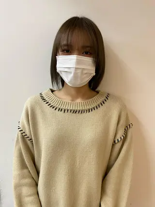 ショート カラー yiye 青山所属・無料カットモデル募集 🌱ひょうがのヘアスタイル