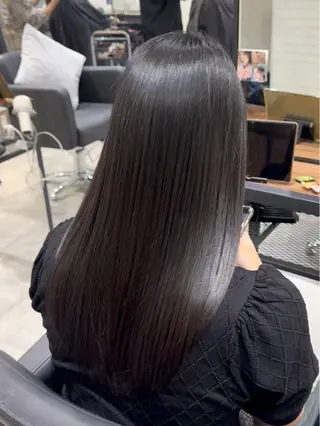 ロング カラー 縮毛矯正・髪質改善 人気No1🩶北島のヘアスタイル