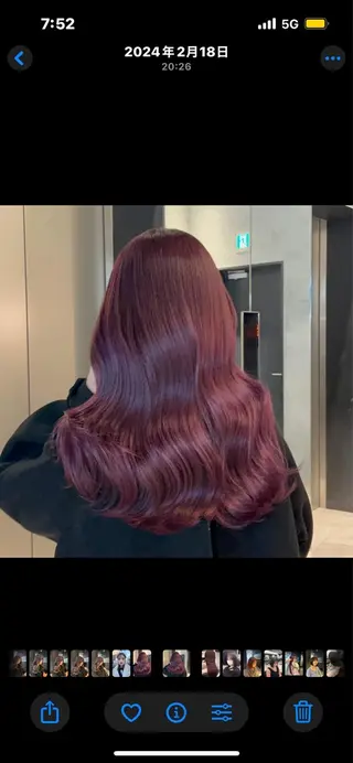 ロング カラー レイヤー/ボブ/透明 感カラー/nayuのヘアスタイル