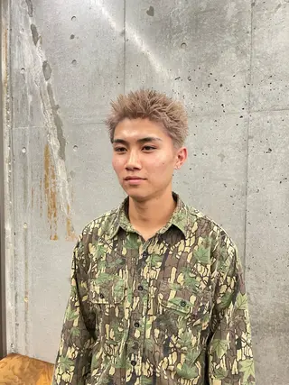 ショート カラー メンズ men's 特化 ✨ソウタのヘアスタイル