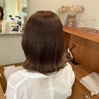 カラー 🎀花屋併設サロン 荘司まゆり🎀‪‪のヘアスタイル