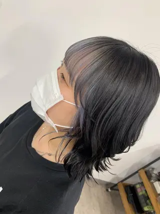 ミディアム カラー 🌙磯野 風香🌙 ReCharme新保のヘアスタイル