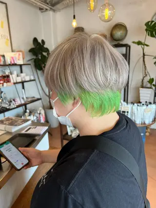 カラー slow所属・名取 純平のヘアスタイル