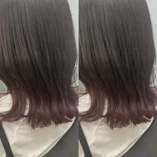 ミディアム ブリーチ無しカラー✨ 美鈴のヘアスタイル