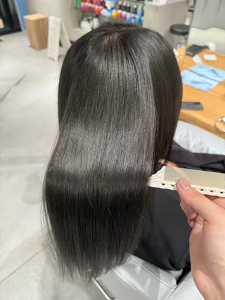 ロング カラー 白石 漣のヘアスタイル
