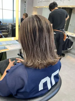 ミディアム カラー 池袋/似合わせ/縮毛 髪質改善【ugen】のヘアスタイル