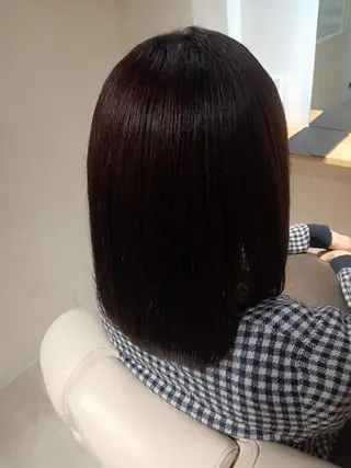 ミディアム パーマ カラー ひな ALBA🐰三鷹のヘアスタイル