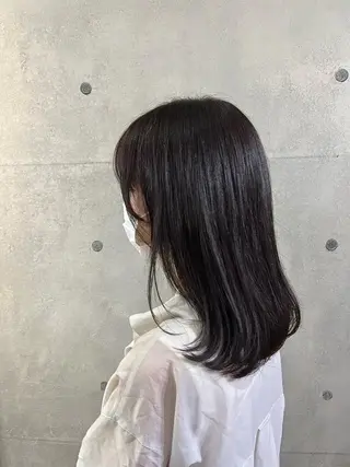 セミロング 無料カットモデル ユナのヘアスタイル