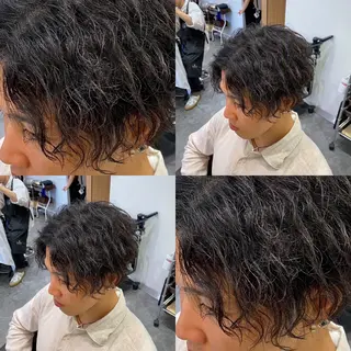 パーマ メンズ メンズ特化LIBER 石川玲央のヘアスタイル