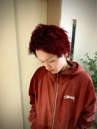 ショート メンズ 文屋 颯のヘアスタイル