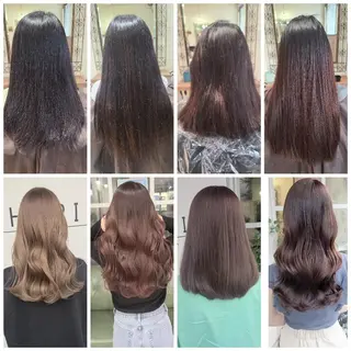 ロング カラー cherie所属・バレイヤージュ/ ハイライト/大内格のヘアスタイル