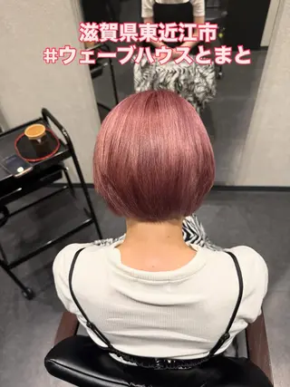 ショート 髪質改善⚡️カラー 🍀武久 誠🍀のヘアスタイル