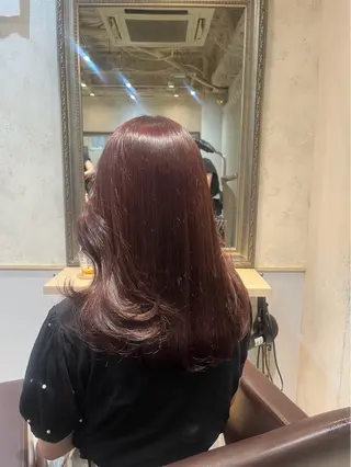 セミロング Lutia新宿　せき ゆうみのヘアスタイル