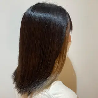 ミディアム 濱口 由華のヘアスタイル