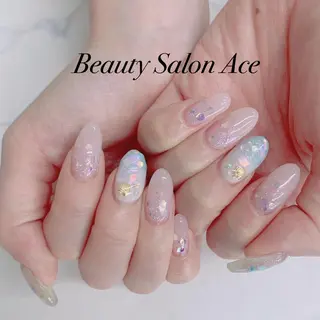 ネイル Beauty Salon Ace(ネイルサロン エース)所属・池袋フィルイン Ace♡長さだしのネイルデザイン