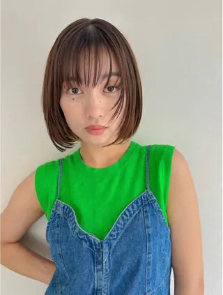 ミディアム FERIA梅田🖤 透明感カラー🎀のヘアスタイル