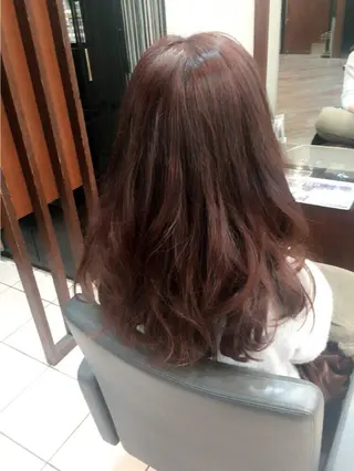 ロング カラー ヘアアレンジ MODE K's松原 YUMIのヘアスタイル