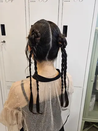 ヘアアレンジ ロング ミク🇰🇷 /Agu hairのヘアスタイル