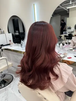 セミロング カラー 髪質改善🫧 カラー特化/Hinaのヘアスタイル