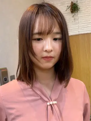 ミディアム 飯田橋神楽坂＊個室 髪質改善hitomiのヘアスタイル