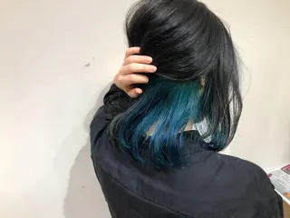 ミディアム カラー Lond jeloud 名古屋所属・髪質改善 の達人/杉原碧仁のヘアスタイル