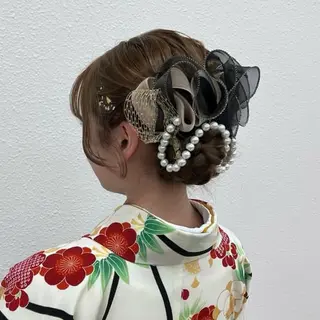 ヘアアレンジ ネイリスト/ ヘアセット　hinaのヘアスタイル
