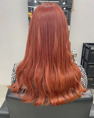 ロング カラー ヘアアレンジ 坂齋大地／レイヤー/ ミルクティーのヘアスタイル