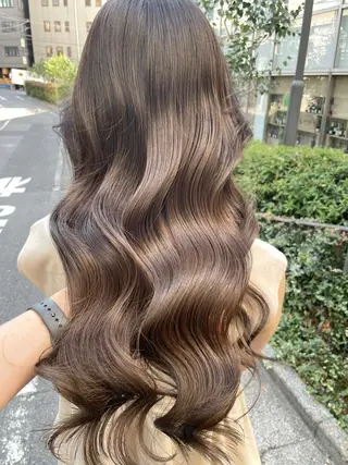 ロング カラー 寺山 佳貴のヘアスタイル
