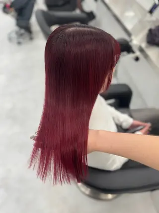 セミロング カラー 🎀愛されgirly ヘア🫧Ayakaのヘアスタイル