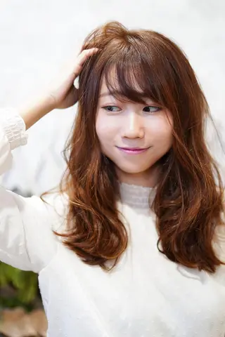 パーマ 別所 彩香のヘアスタイル