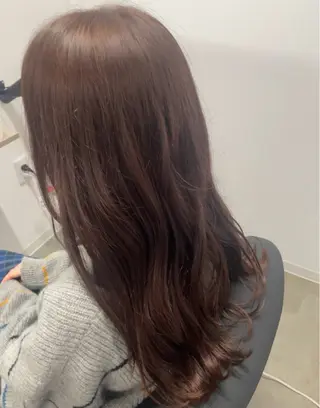 ロング カラー 菅野 萌愛のヘアスタイル