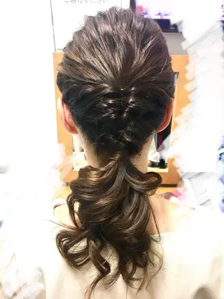 ロング ヘアアレンジ cofy by melt所属・🍎みついじゅん🍏 ボブ指名No.1のヘアスタイル