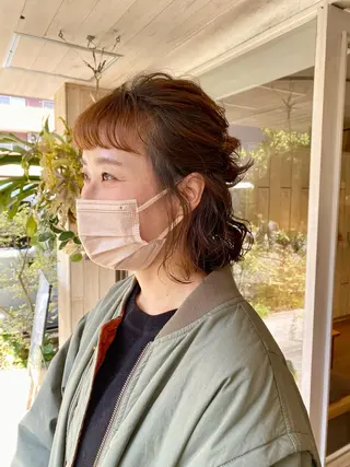 ショート パーマ BELLA阿部野 TOMOMIのヘアスタイル