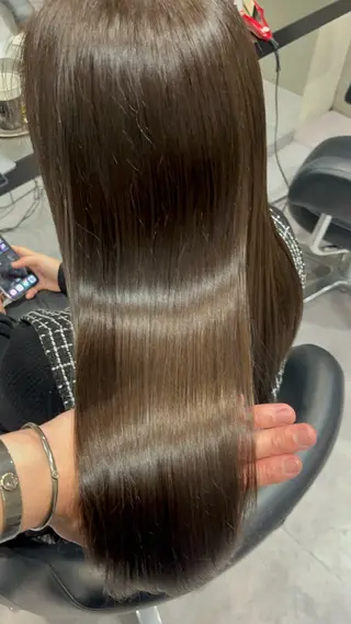 ロング カラー パーマ 🌈艶髪/髪質改善 新宿itouのヘアスタイル