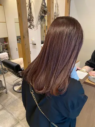 セミロング カラー ENIF ヤマグチアツコのヘアスタイル