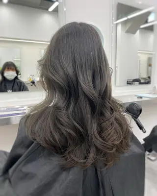 ロング カラー *韓国風ヘア🇰🇷 モデル募集🤍天神のヘアスタイル