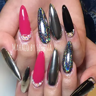 ロング ネイル SUNNY BAE. SERINAのネイルデザイン