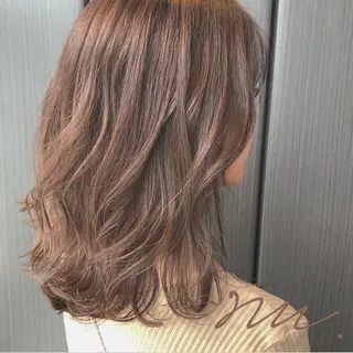 ミディアム カラー ヘアアレンジ マツエク・マツパ Noah's　Ark所属・透明感カラー🫧ヘア セット🫧松本菜月の眉毛・アイブロウイメージ
